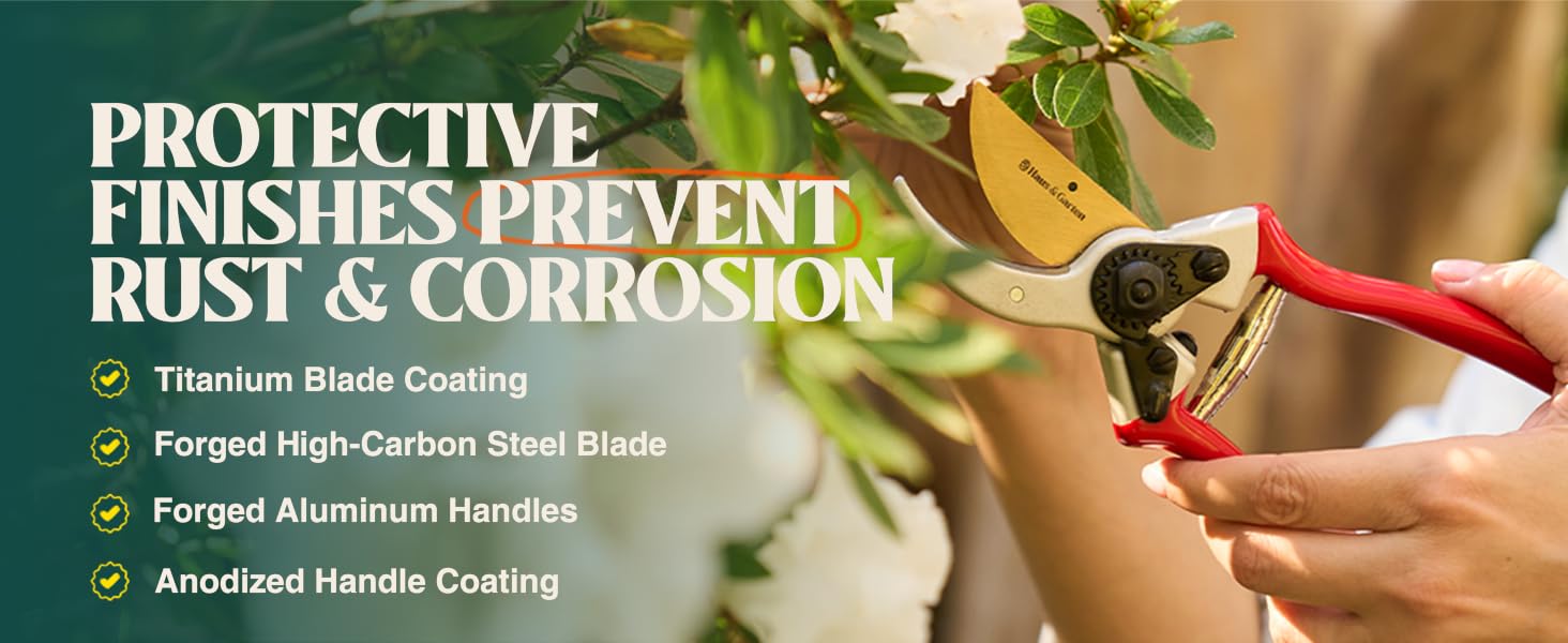 Bypass pruning shears, pruners, garden shears, garden scissors, gardening shears, garden clippers