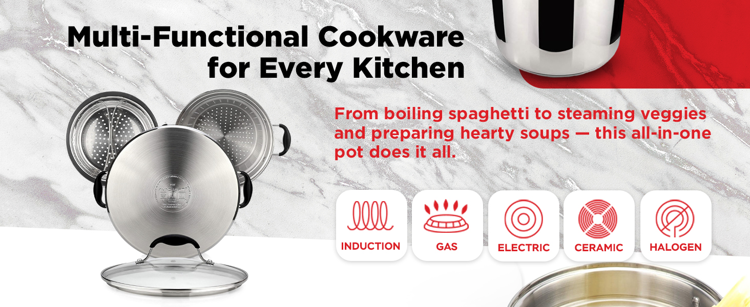 AVACRAFT 4-Piece Pasta Set