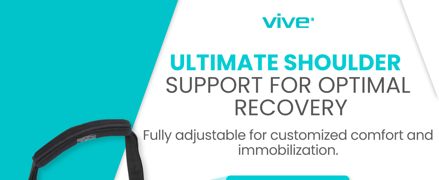 shoulder sling with abduction pillow, shoulder immobilizer