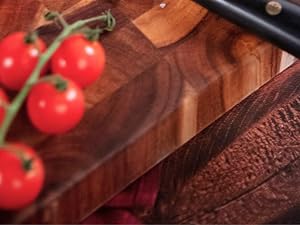 professional gourmet culinary cooking baking food prep block holder stand storage sharpener honing
