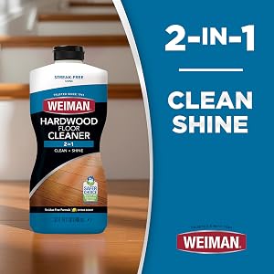 Weiman hardwood floor 2-in-1 clean shine