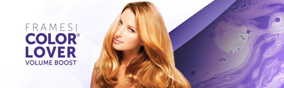 FRAMESI COLOR LOVER, VOLUME BOOST, hair volume, voluminous shampoo, volume shampoo, framesi