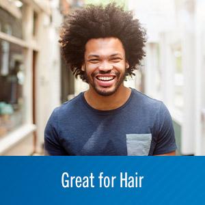 Selsun Blue shampoo works on all hair types