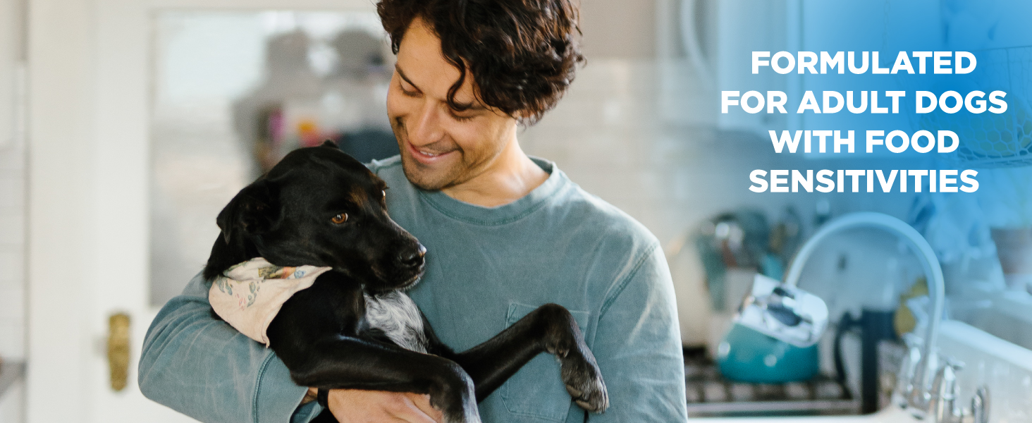 Formulated for adult dogs with food sensitivities