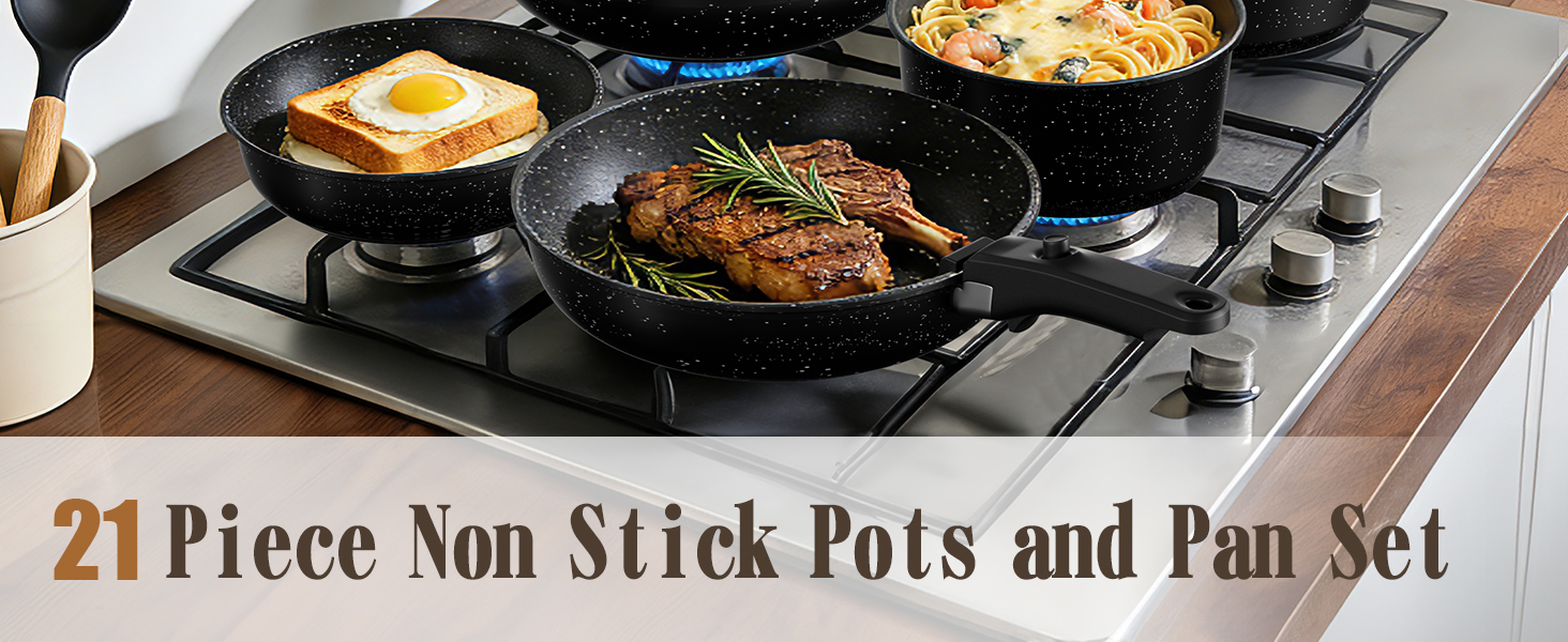 Pots and Pans Set Non Stick