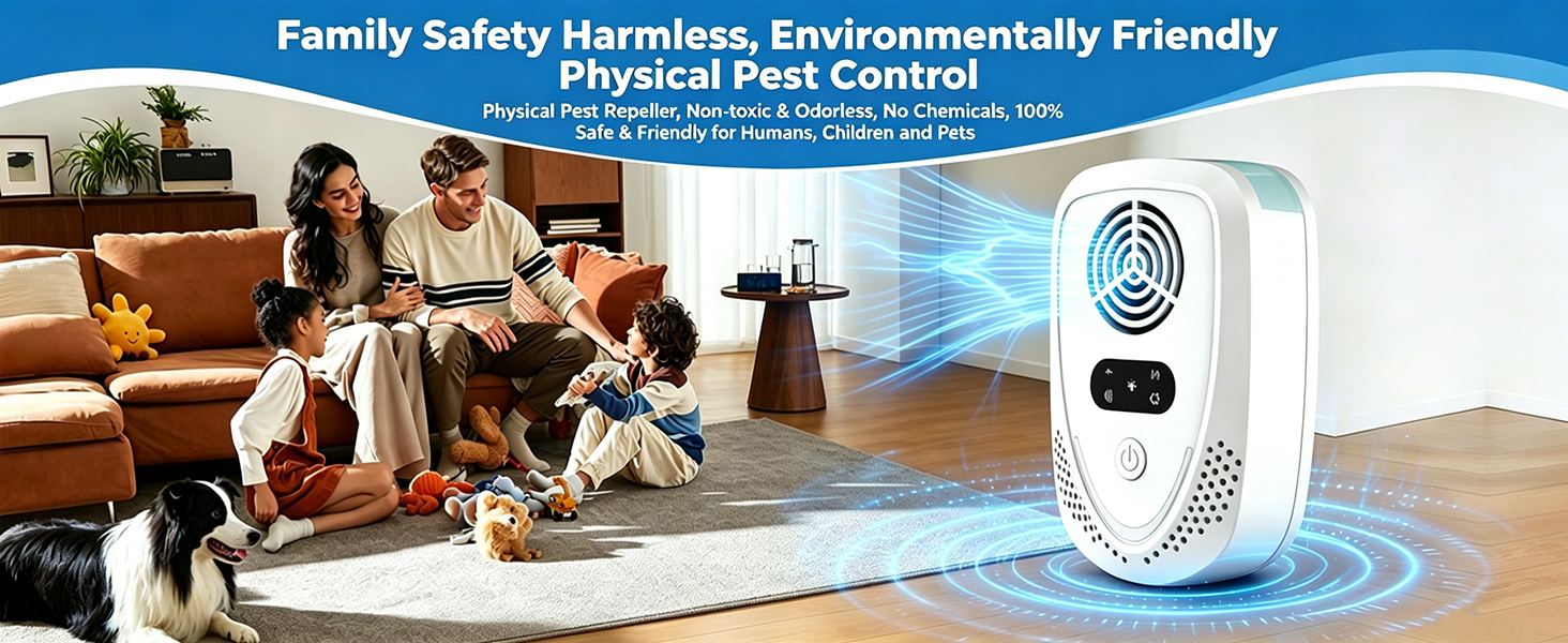2026 Upgraded Ultrasonic Pest &amp;amp; Insect Repeller