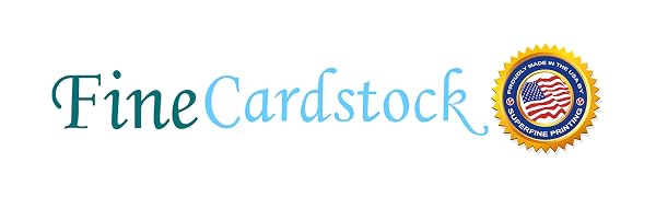 fine cardstock superfine printing logo