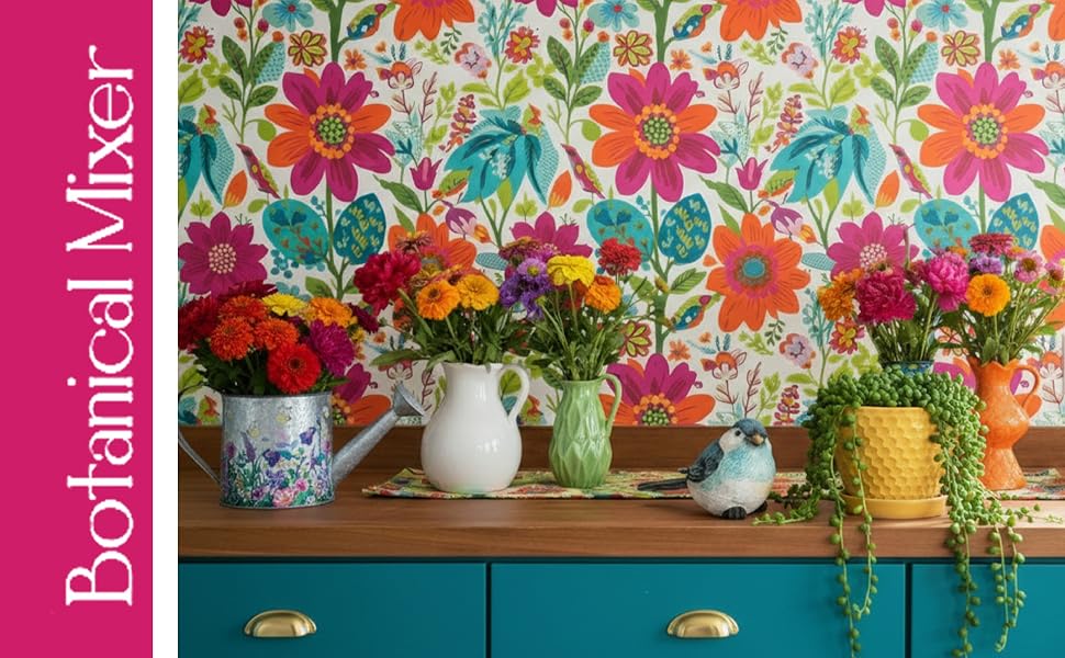 bright floral