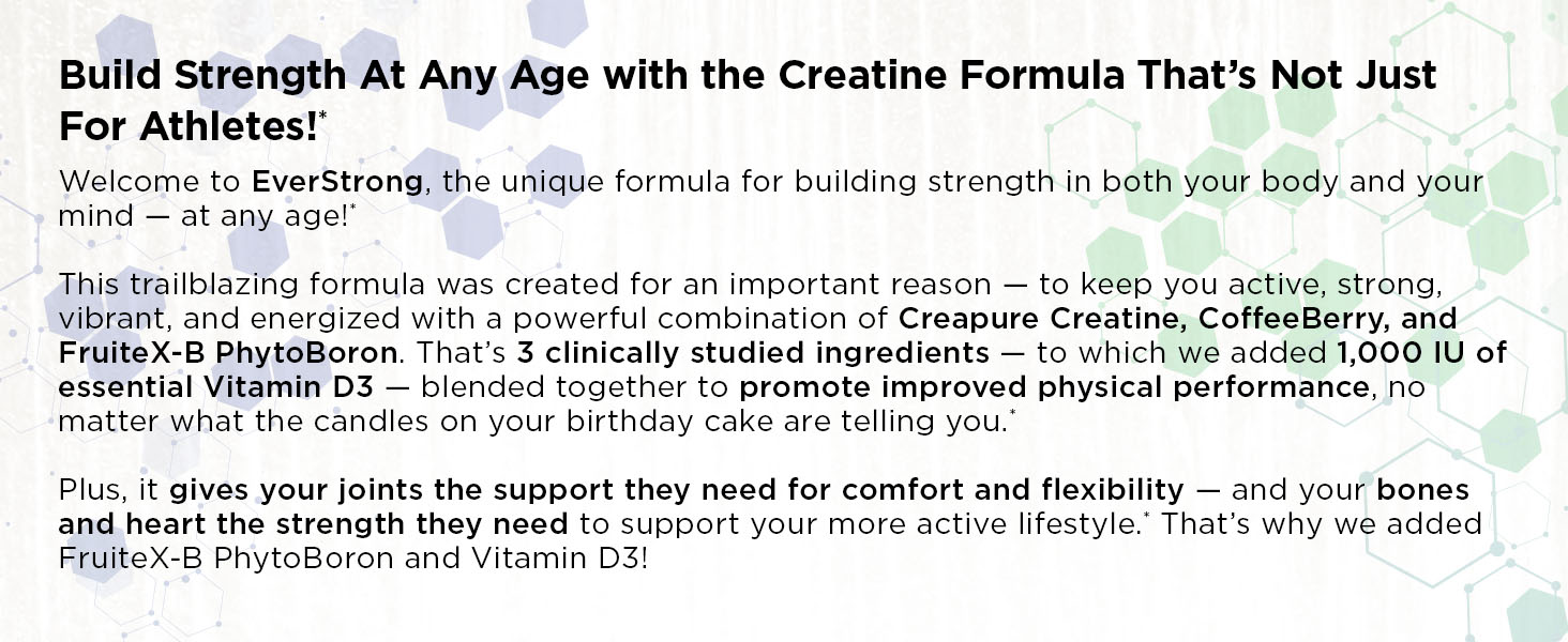 everstrong tablets tabs purity products ever strong creatine coffeeberry fruite vitamin d3 creapure
