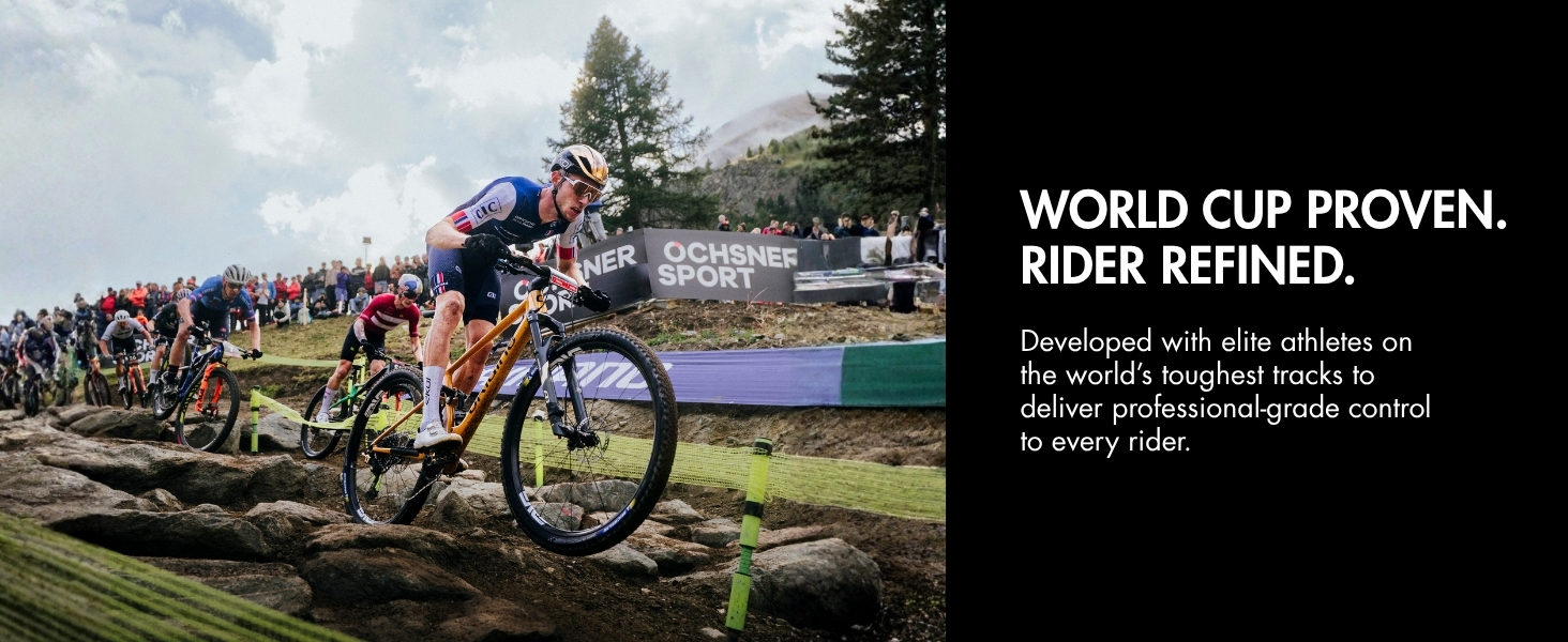 world cup proven. rider refined.