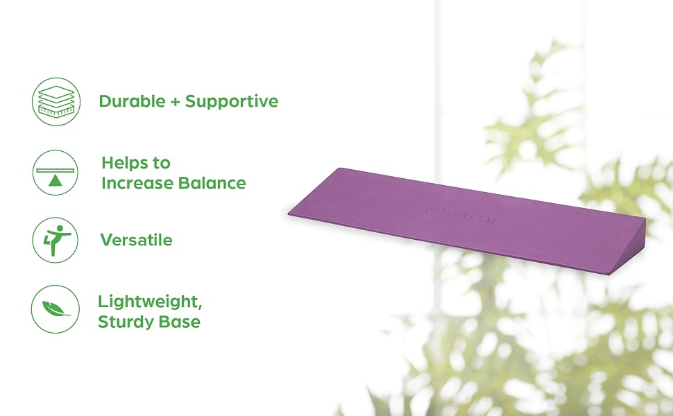 Gaiam yoga wrist support, physical therapy wedges, foam wedge