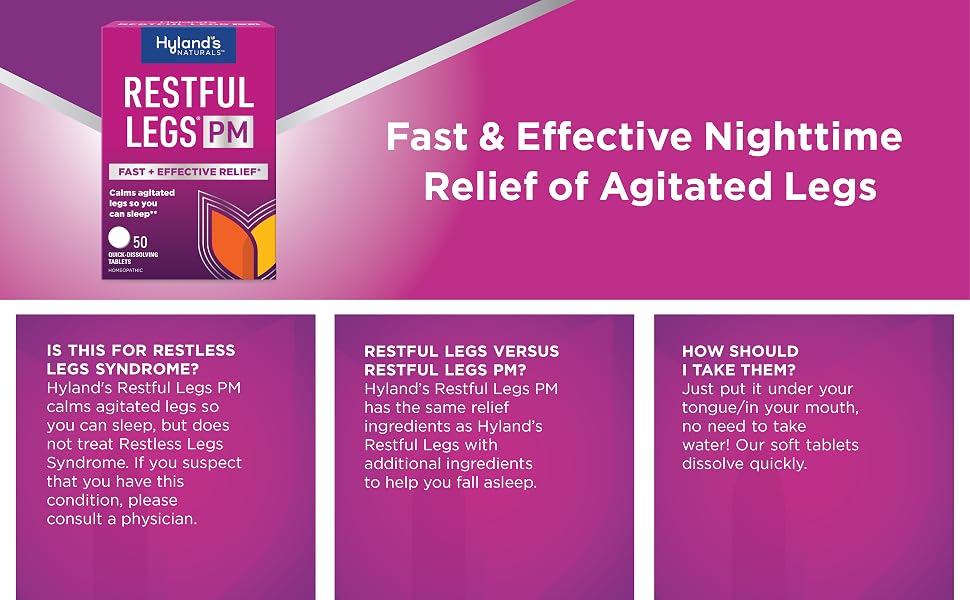 Fast &amp; Effective Nighttime Relief of Agitated Legs