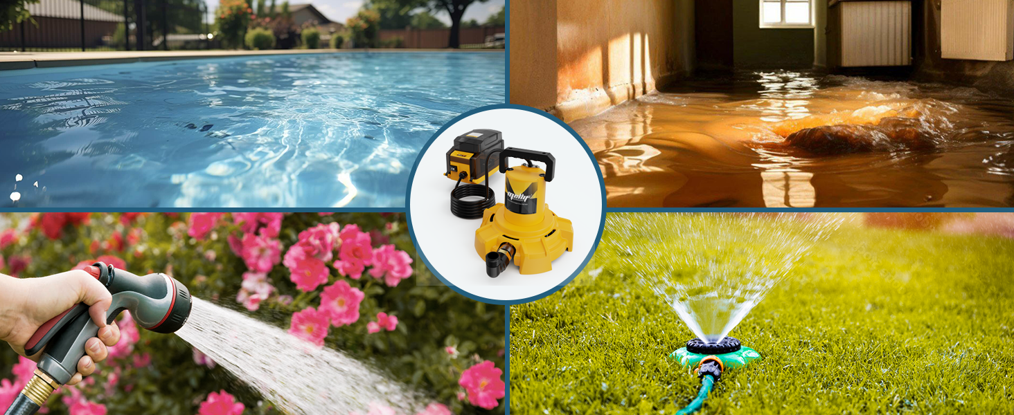 cordless sump pump