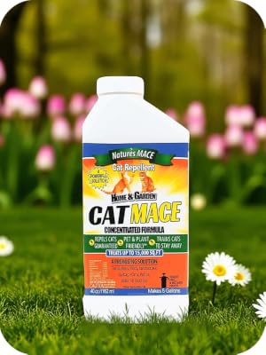 Cat Mace 1 gallon cat repellent spray for yards, lawns, gardens, plants, and outdoor areas
