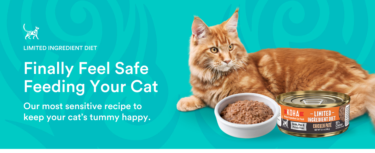 Healthy Cat Food Grain free Human-Grade Allergy Sensitivity Chicken Pork Turkey Proteins Holistic