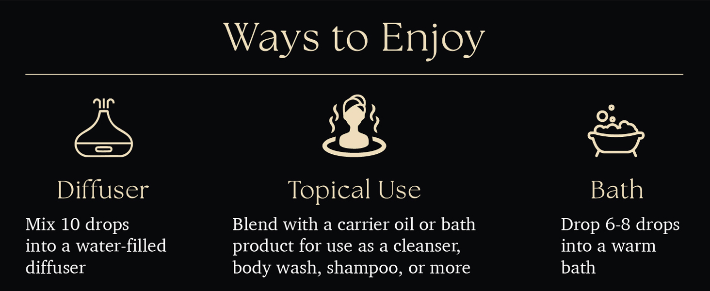 Essential oils for diffuser