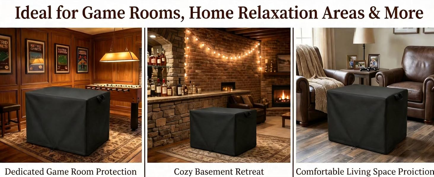 32 inch infinity game table cover for game rooms home relaxation areas cozy basement retreat