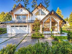 high gloss concrete driveway