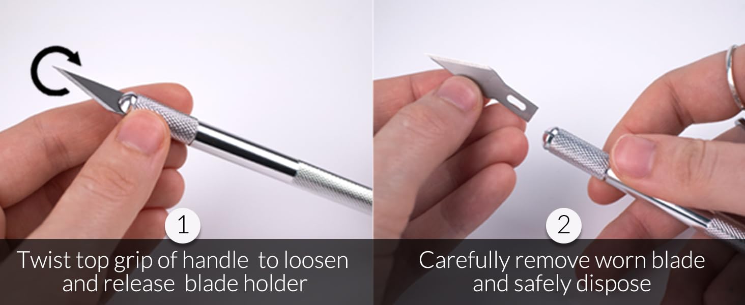 Craft Knife Hobby Cutting Knife Blades