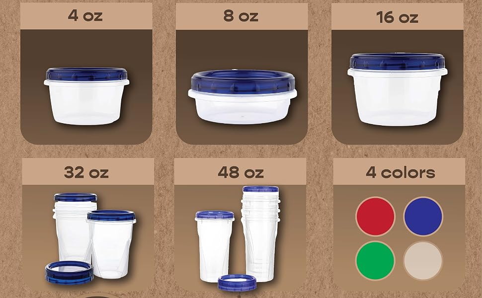 twist cap containers