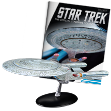 Star Trek XL, Star Trek starships, U.S.S Enterprise NCC-1701-D, eaglemoss hero collector