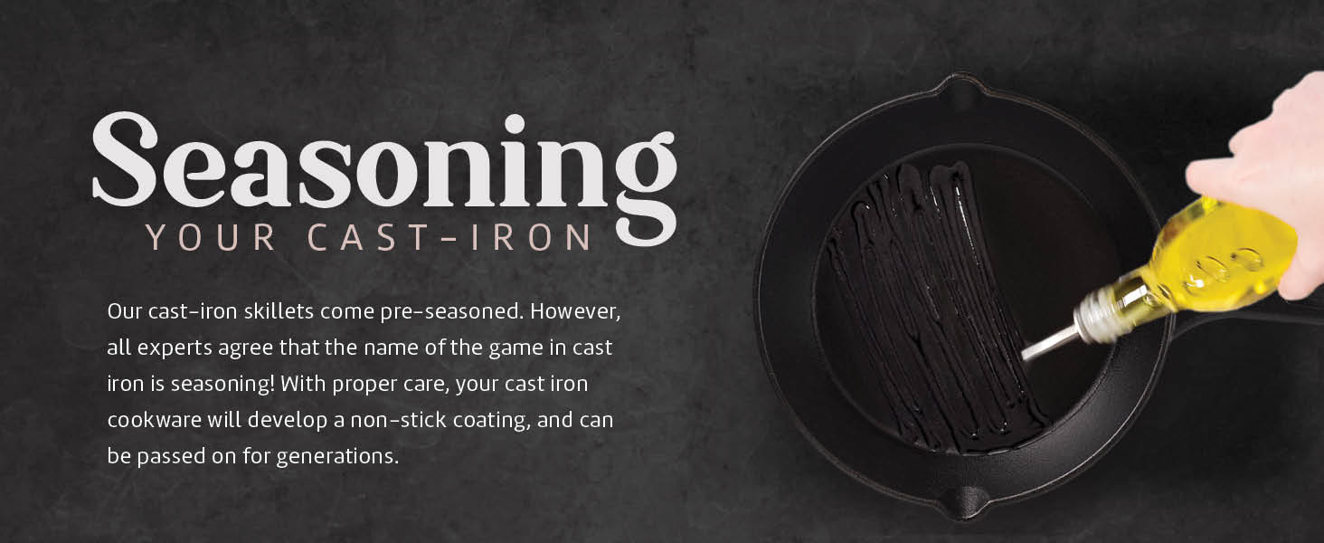 Seasoning cast iron
