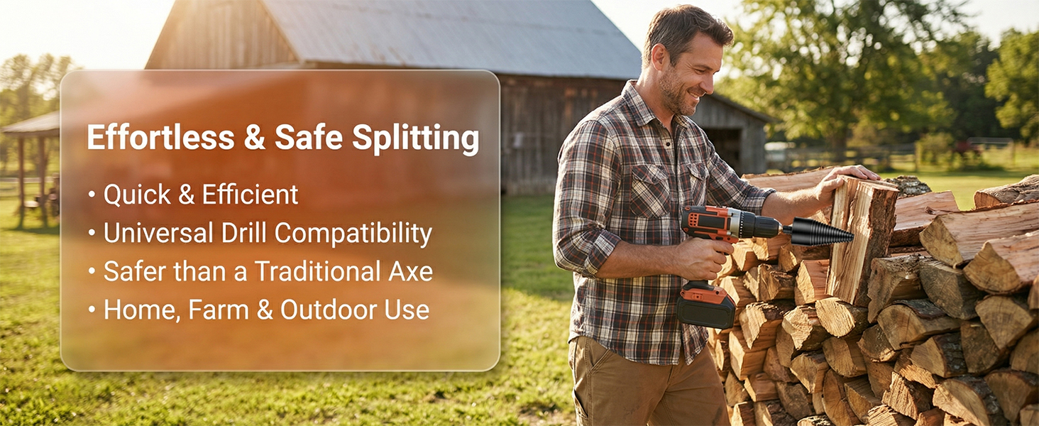 Wood Splitter Drill Bits