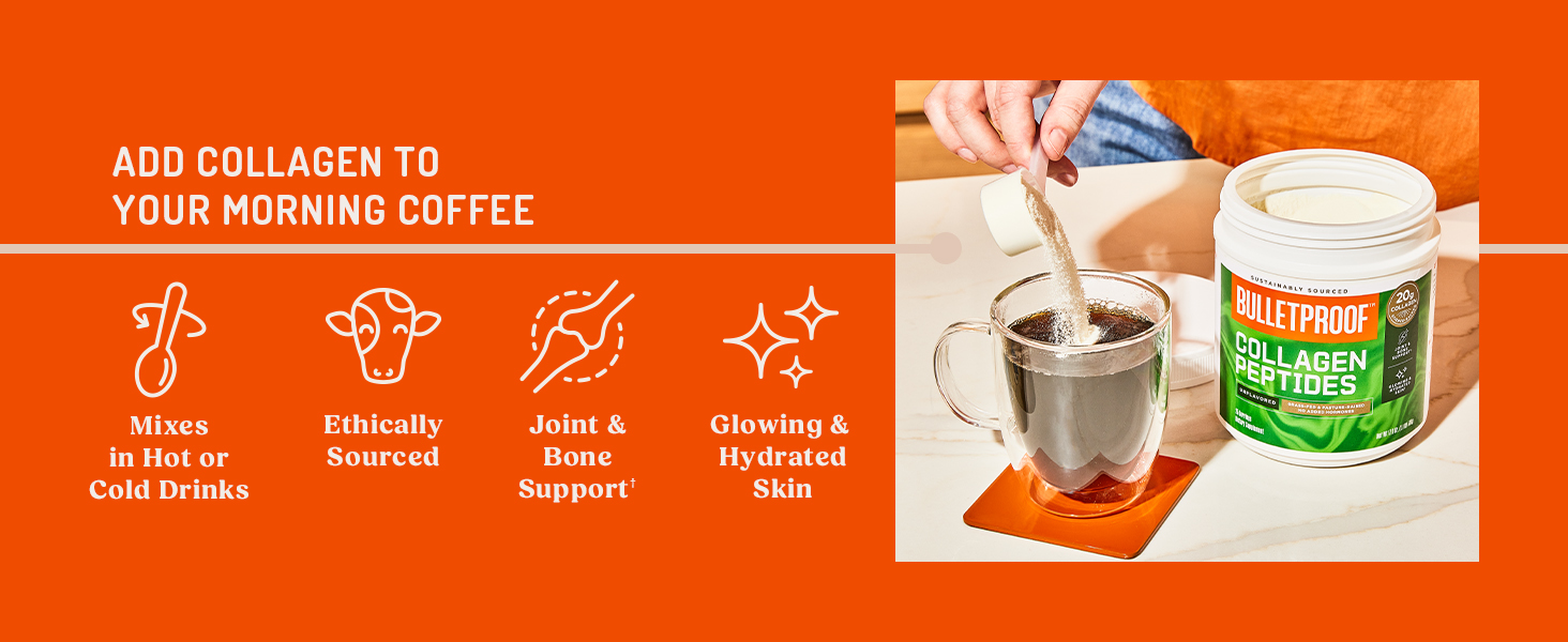 Add collagen to your morning coffee