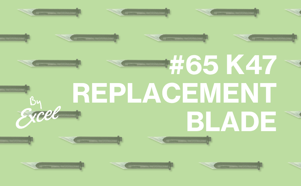 Excel Blades #65 replacement pen knife blades for crafting