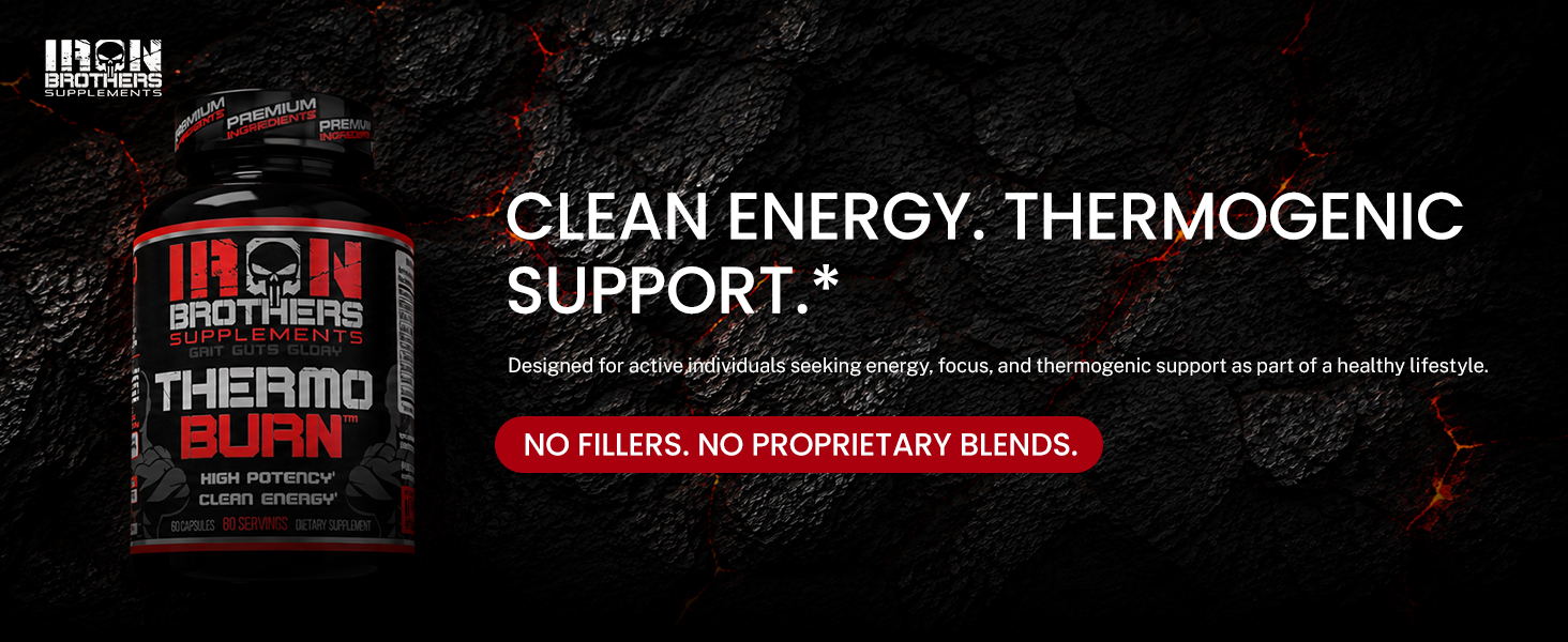iron brothers supplements, appetite management, thermogenic support