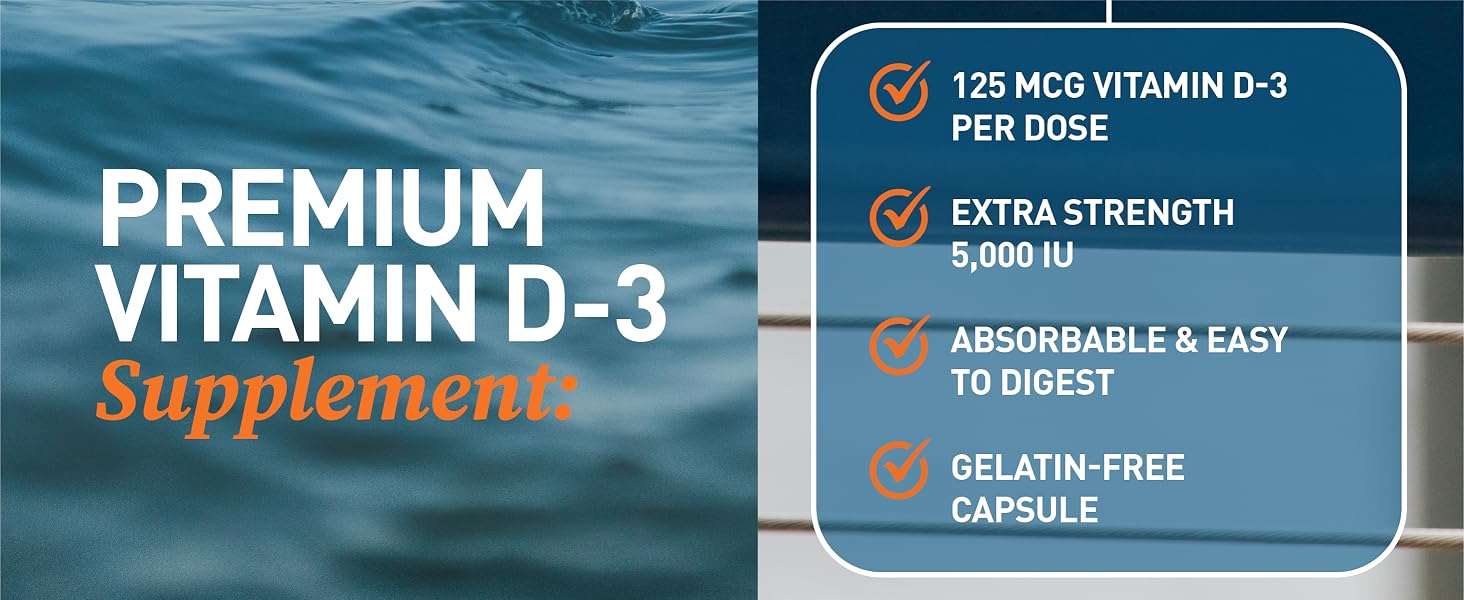 Premium Vitamin D-3 Supplement