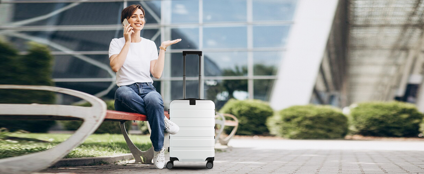 KROSER CARRY ON LUGGAGE