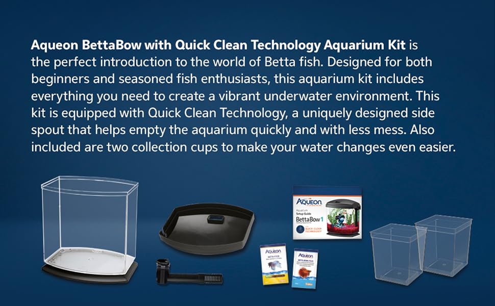 Starter kit with quick clean tools and safe durable design for fish