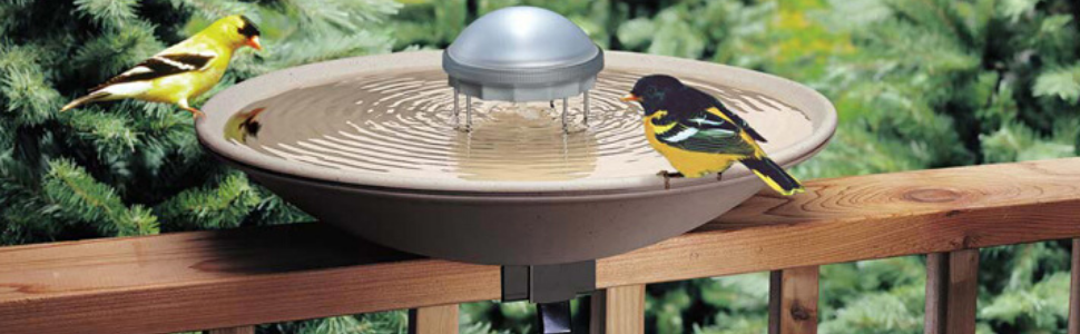 fountain home yard water garden weight bath heated bloom birdbath copper unique tiny deep outside