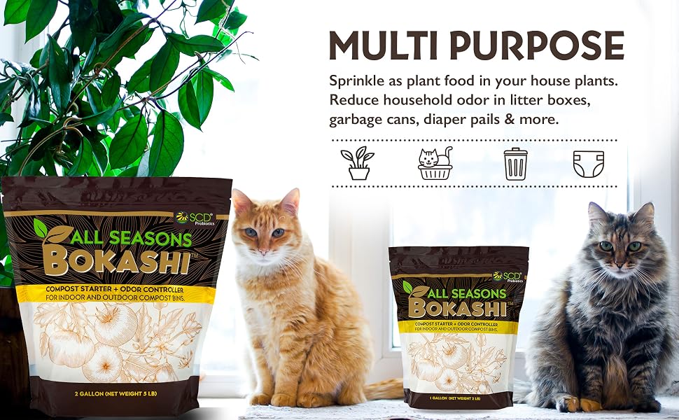 plant food litter box deodorizer pet waste compost starter garbage can diaper pail basket