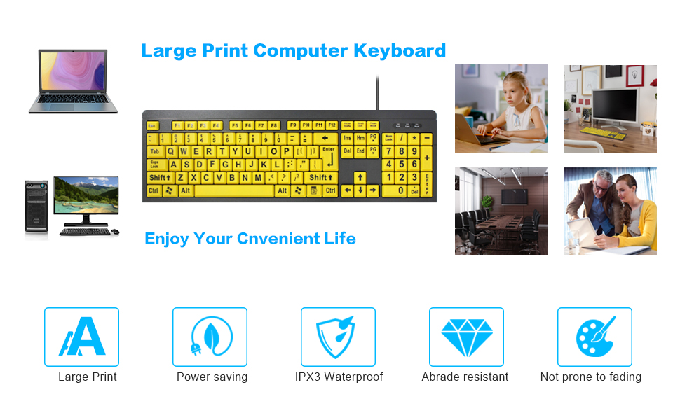 large print keyboard