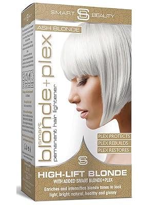 Smart Beauty blonde hair dye platinum hair colour ash cream honey permanent