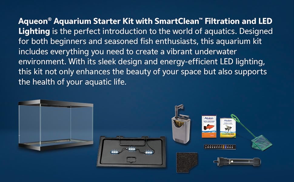 This product uses the small SmartClean internal power filter with medium Aqueon eco renew filter