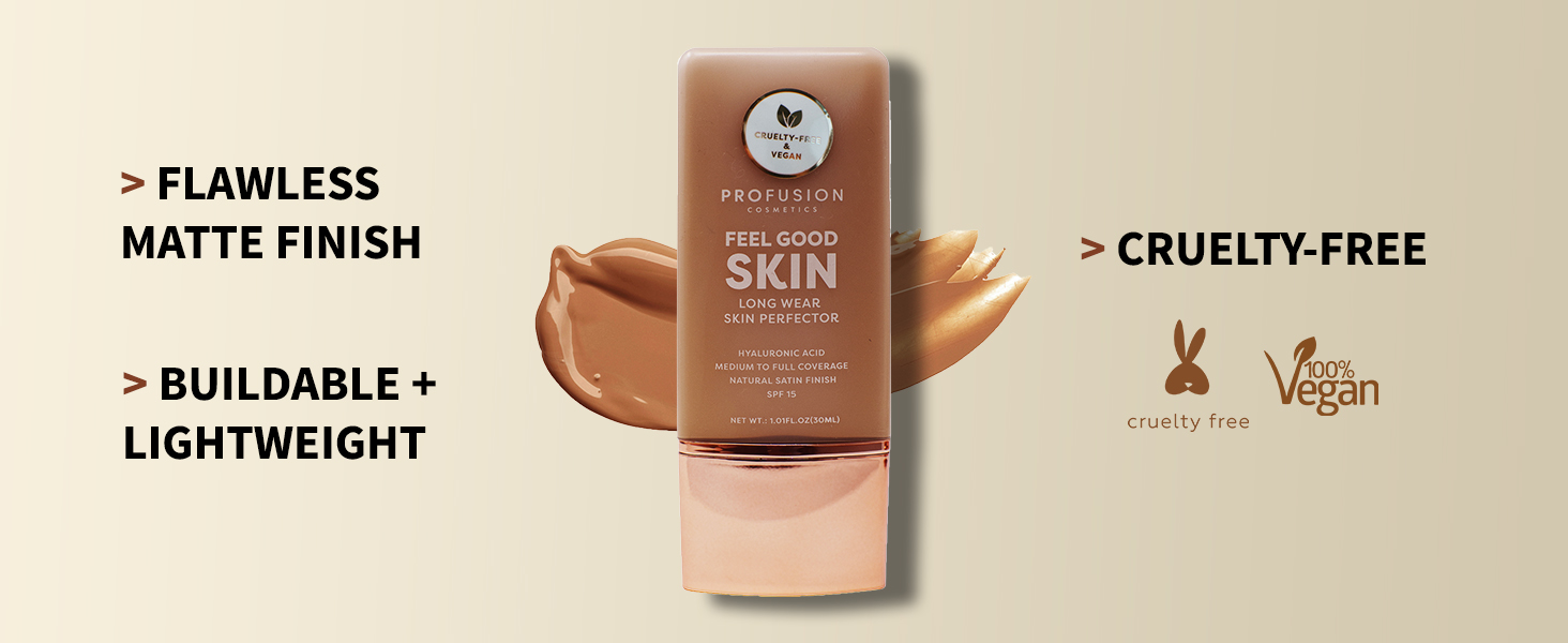 Foundation is formulated to be oil-freeliquid