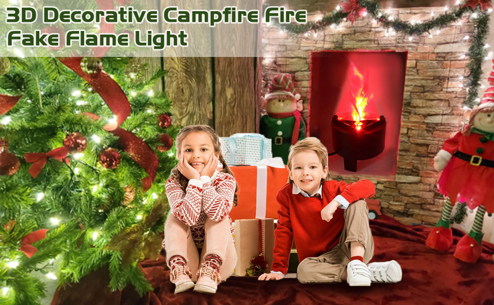 fake fire flame light