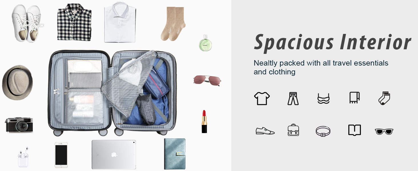 kroser carry on luggage