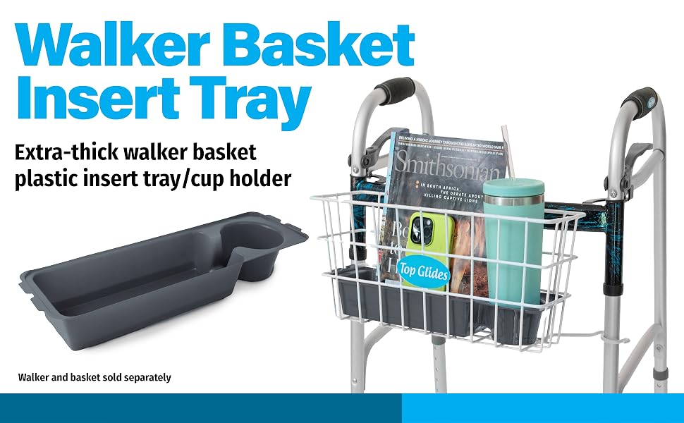 walker basket insert tray