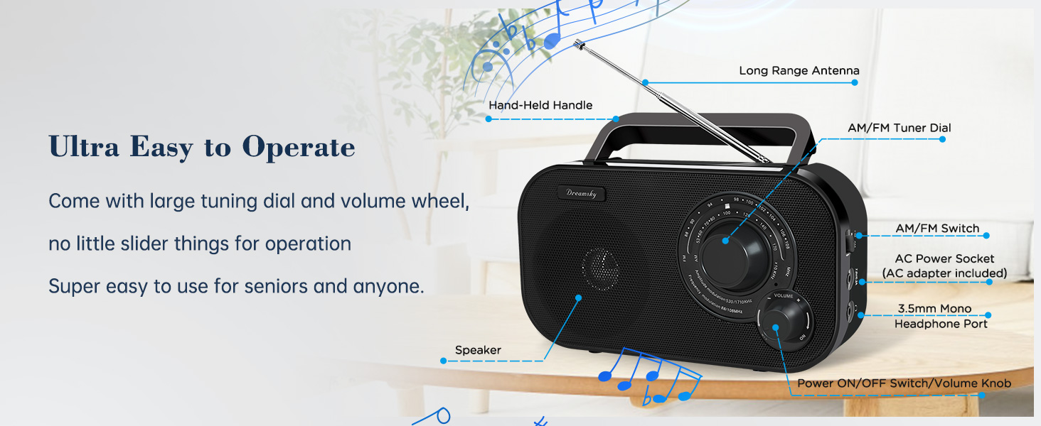battery operated radio