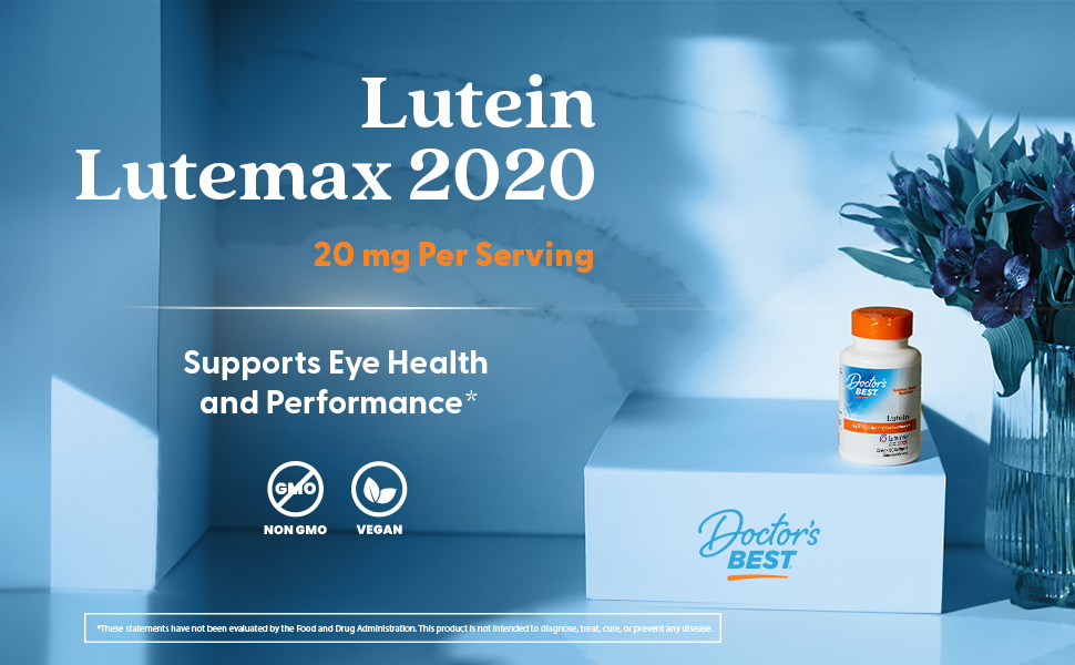 Lutein, Lutemax 2020, Doctors Best, Vitamins, Minerals, supplements