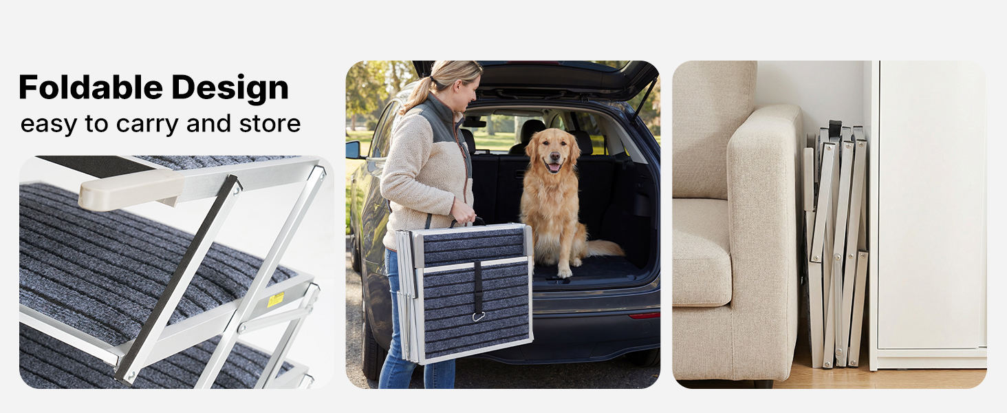 collapsible dog stairs
