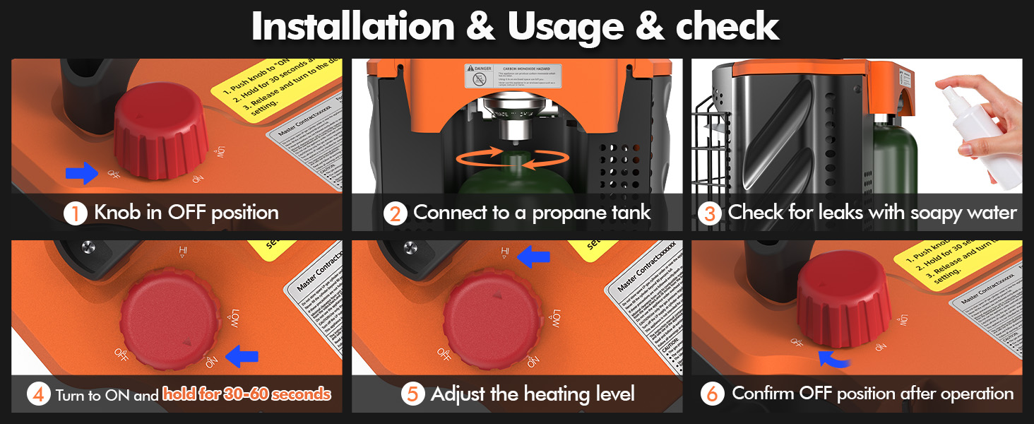 heater for propane tank