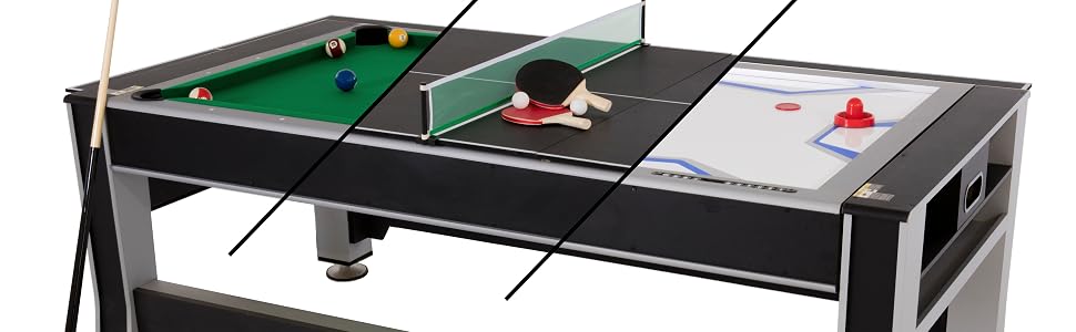 Triumph 3-in-1 Swivel Multigame Table
