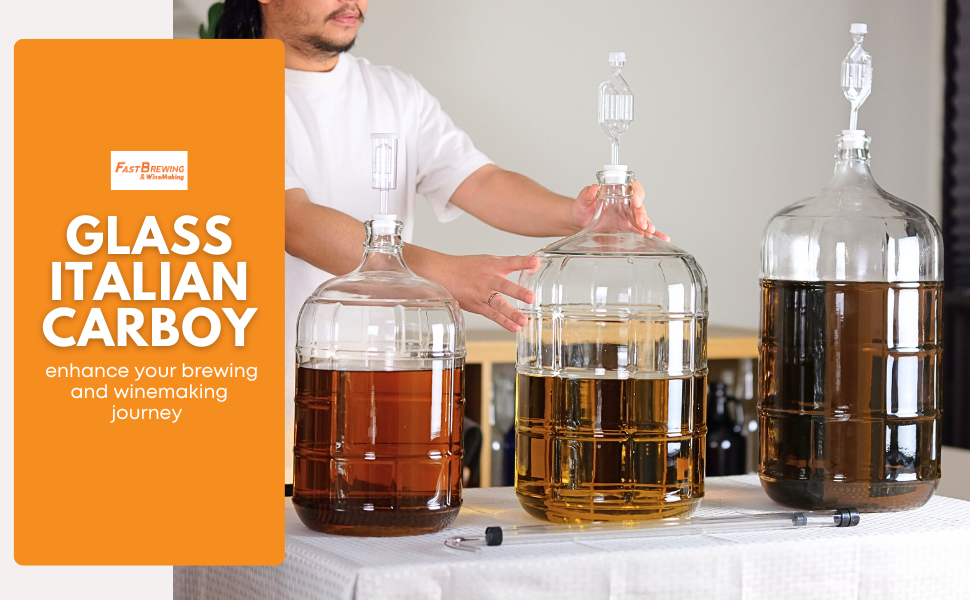 italian glass carboy