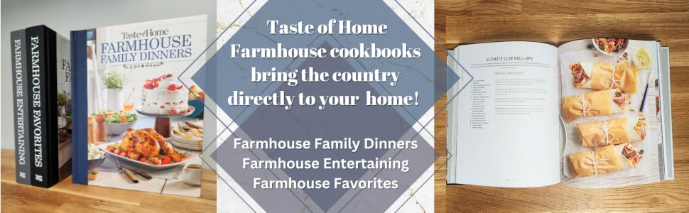 Taste of Home Farmhouse Cookbooks