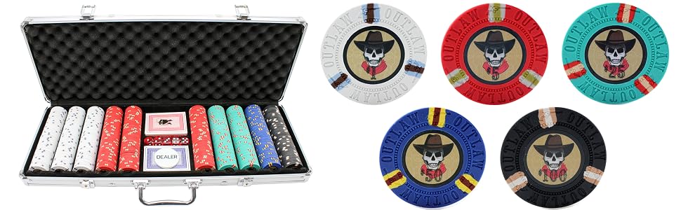 Outlaw poker chips